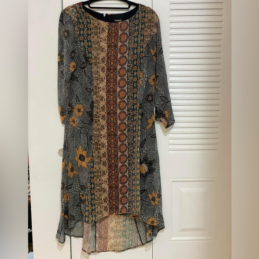 Desigual 3/4 sleeve dress